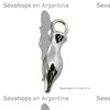 Plug anal metalico con aro extractor Small